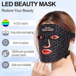 LED Beauty Mask - Black